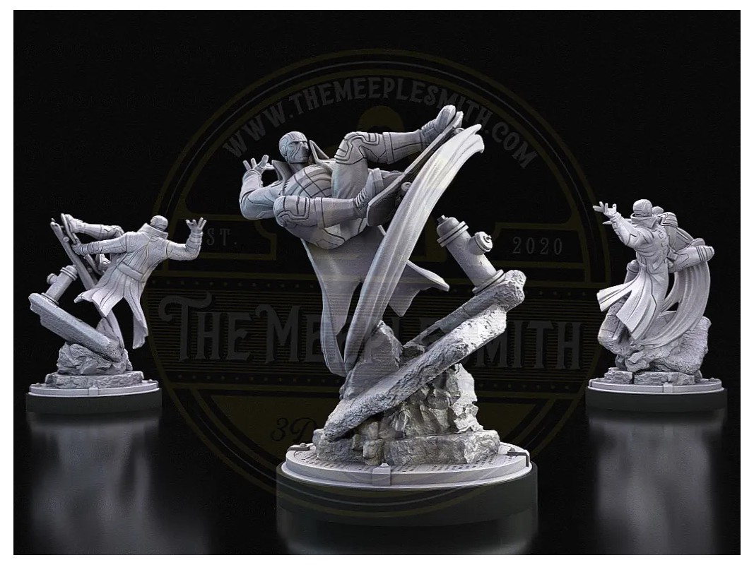 Vigilante Nocturno – Miniatura de Héroe de Combate Urbano