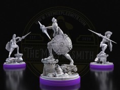 Estratega Divina – Miniatura de Diosa de la Guerra