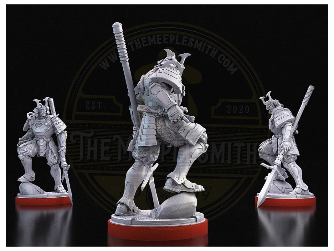Shogun de Hierro – Miniatura de Guerrero Samurái Acorazado