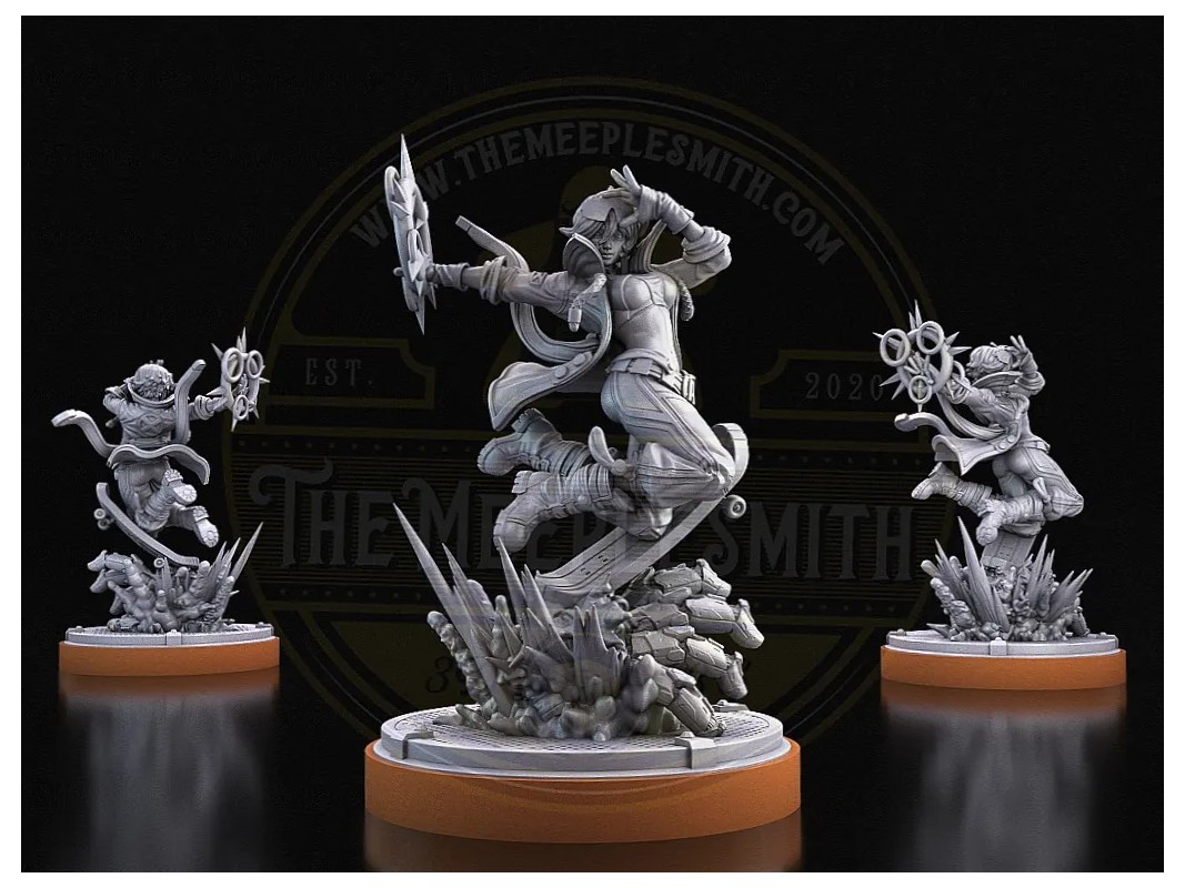 Firework Rebel – Mutant Energy Heroine Miniature