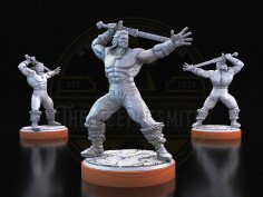 Savage Conqueror – Barbarian Warrior Miniature 1