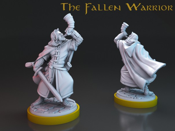 The Fallen Warrior miniature