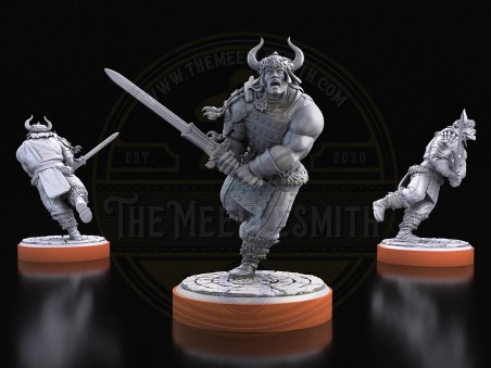 Savage Conqueror – Berserker Barbarian Miniature 3