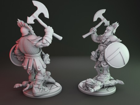 Giant Spartan miniature