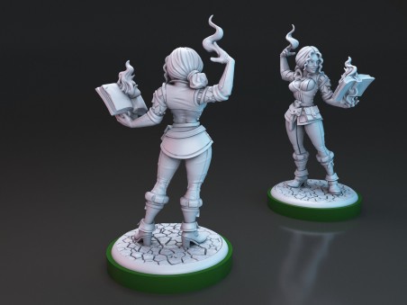 Trish from "The witcher contract" miniature