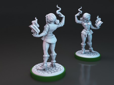 Trish from "The witcher contract" miniature
