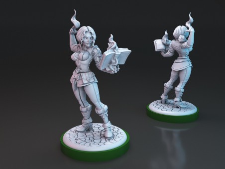 Trish from "The witcher contract" miniature