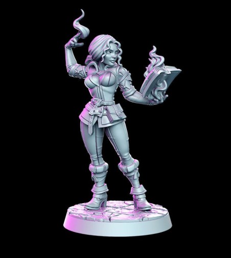 Trish from "The witcher contract" miniature