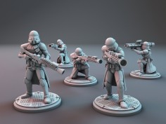 Miniaturas de Clon Troopers