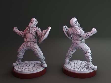 Red Defender miniature