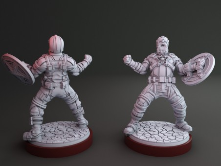 Red Defender miniature