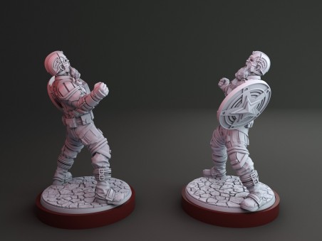 Red Defender miniature