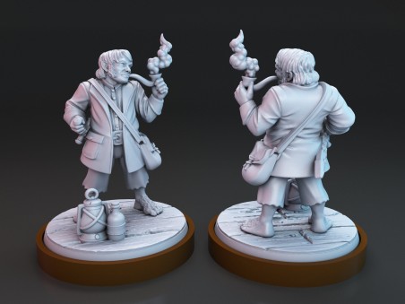 The Halflings Against the Shadows miniatures
