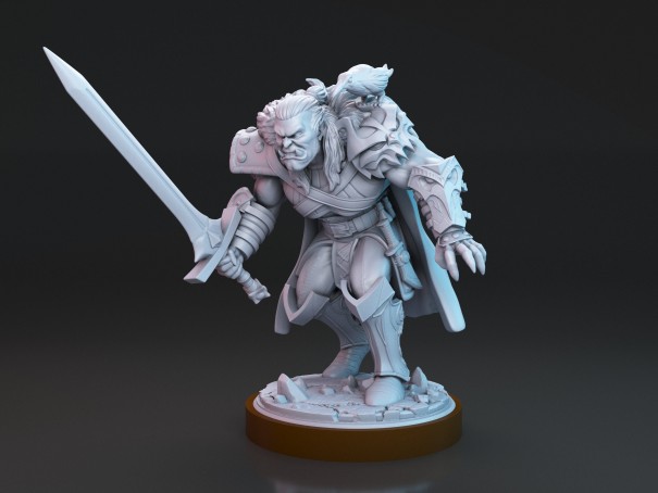 Gazzmal the Orc Warrior miniature