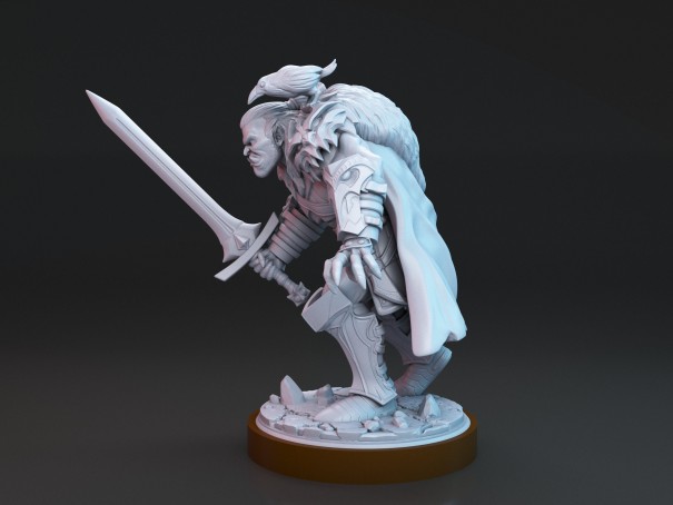 Miniatura de Gazzmal, el Guerrero Orco