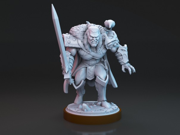 Miniatura de Gazzmal, el Guerrero Orco
