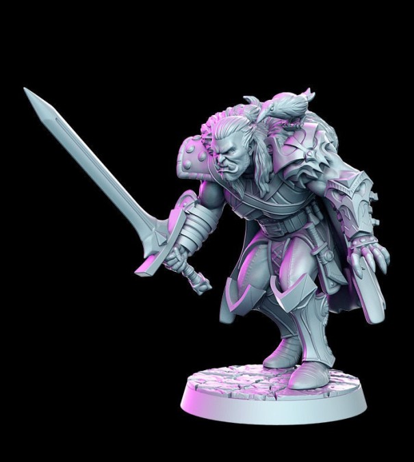 Miniatura de Gazzmal, el Guerrero Orco