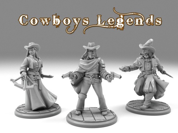 Cowboys From Helll / shadows of brimstone /Western legends miniatures