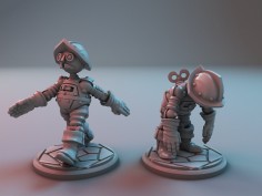 Miniaturas de Soldados de Metal (Pack de 2 miniaturas)