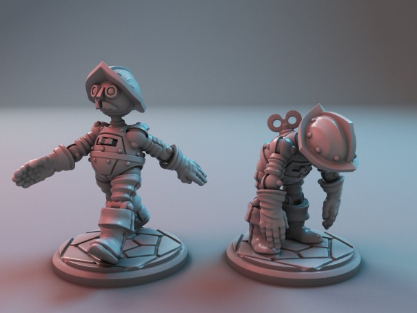 Tin Soldier miniatures (Pack of 2 minis)