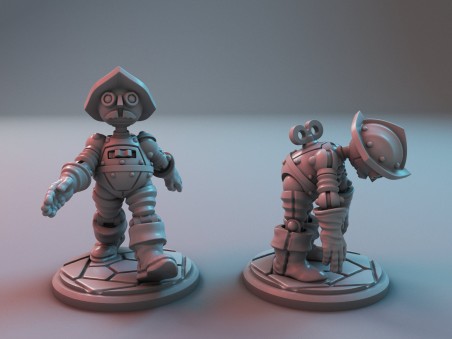 Tin Soldier miniatures (Pack of 2 minis)