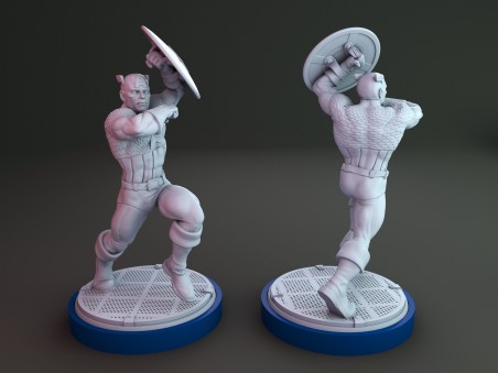 Captain America miniature V2