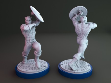 Captain America miniature V2