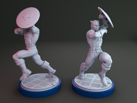 Captain America miniature V2