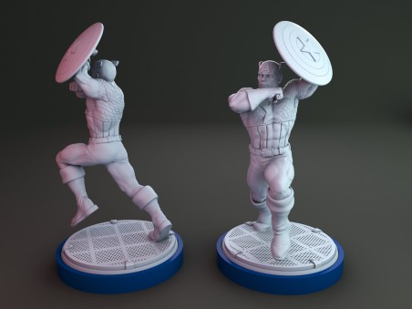 Captain America miniature V2