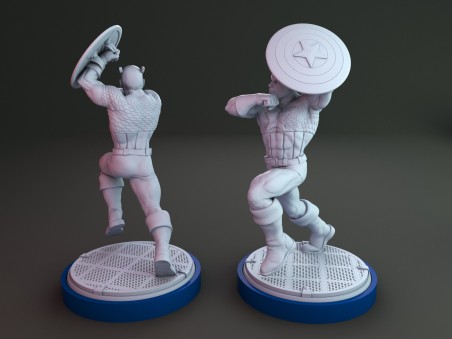 Captain America miniature V2