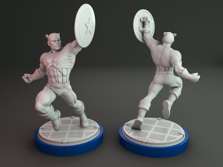Captain America miniature V1