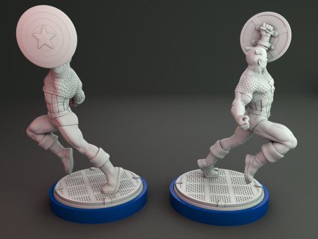 Captain America miniature V1