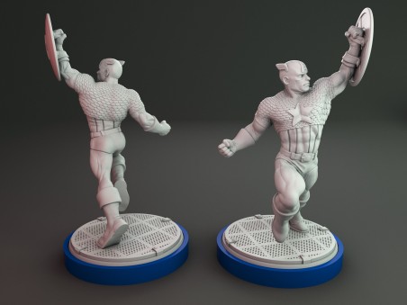 Captain America miniature V1