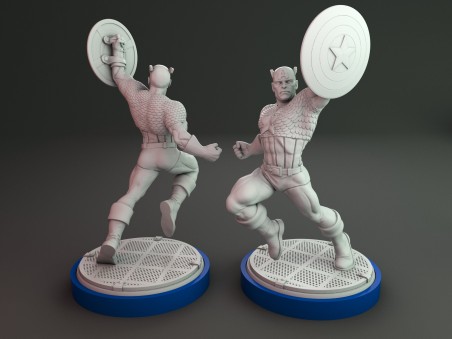 Captain America miniature V1