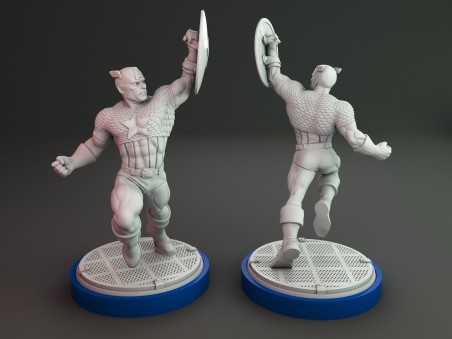 Captain America miniature V1