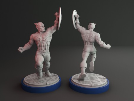 Captain America miniature V1