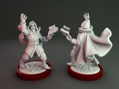 Miniatura de Merlin, aliado incomparable de Rey Arturo