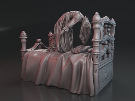 Exorcist girl "The Bed"