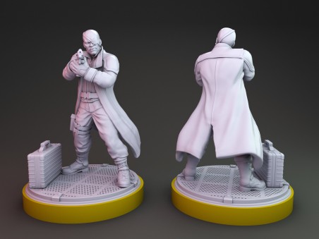 Nick Fury miniature