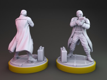 Nick Fury miniature