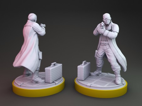 Nick Fury miniature