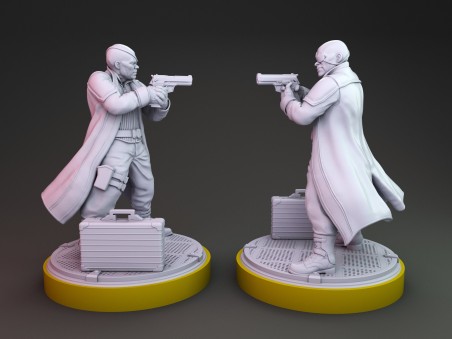Nick Fury miniature