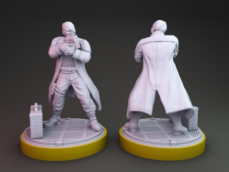 Nick Fury miniature
