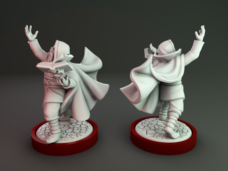 Unmatched sidekick Merlin miniature for King Arthur