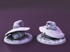 Criaturas Curiosas de la Isla del Capricho. Miniatura "Familiar Roly Poly" 2