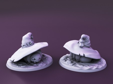 Curious Critters of Whimsy Isle. "The Roly Poly Familiar" miniature