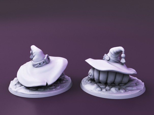 Criaturas Curiosas de la Isla del Capricho. Miniatura "Familiar Roly Poly"
