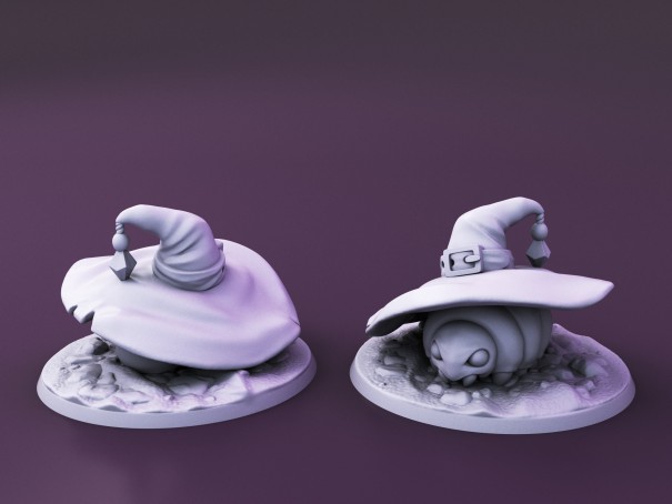 Criaturas Curiosas de la Isla del Capricho. Miniatura "Familiar Roly Poly"