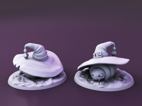 Curious Critters of Whimsy Isle. "The Roly Poly Familiar" miniature