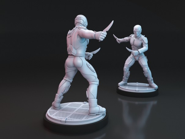 Miniatura Negro Oscuro